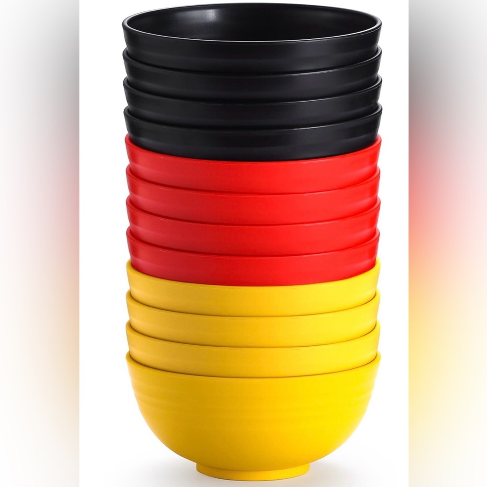 Berglander Plastic Bowls Set of 12 Pieces 25oz